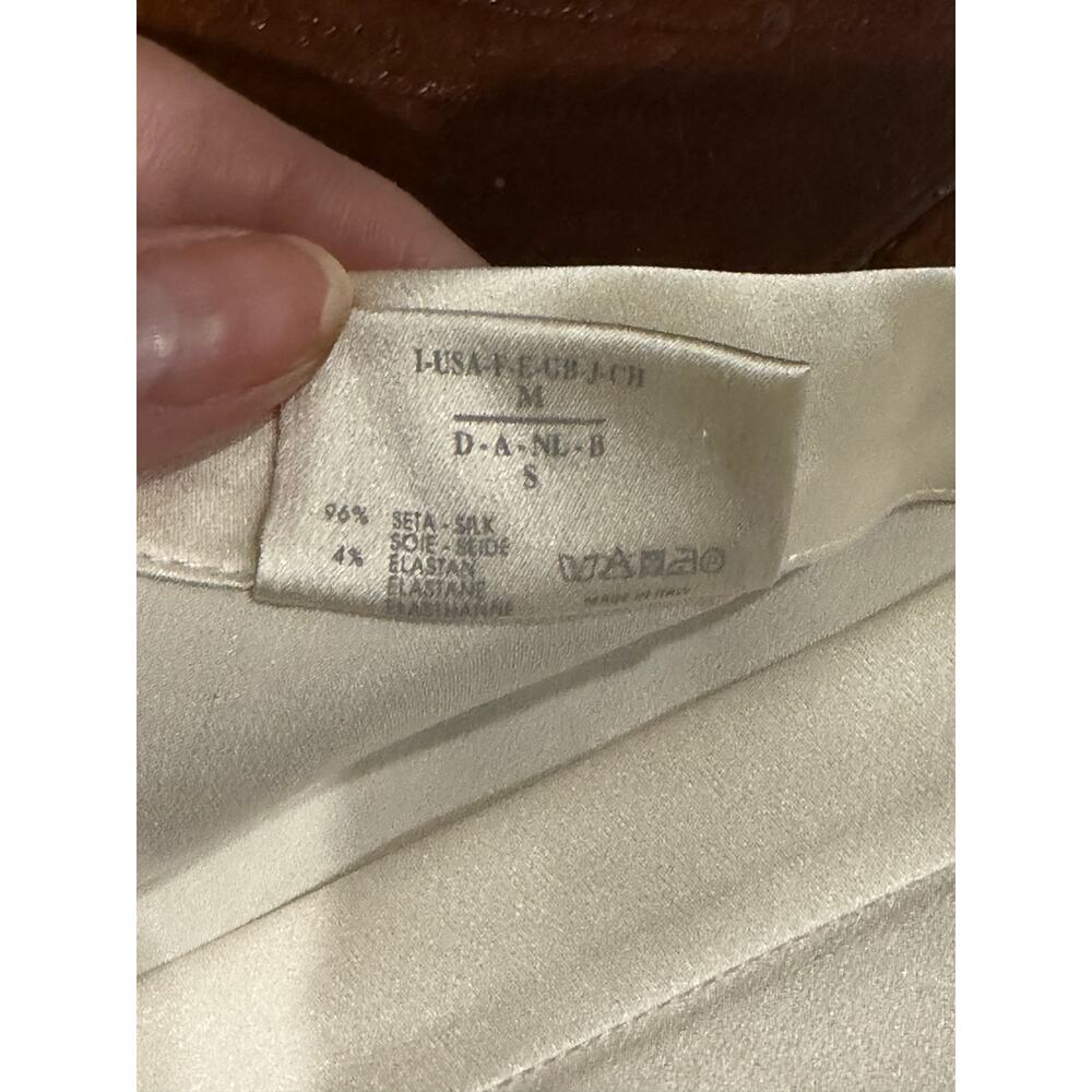 Brunello Cucinelli Ivory Silk Top - Size M - Picture 3 of 11